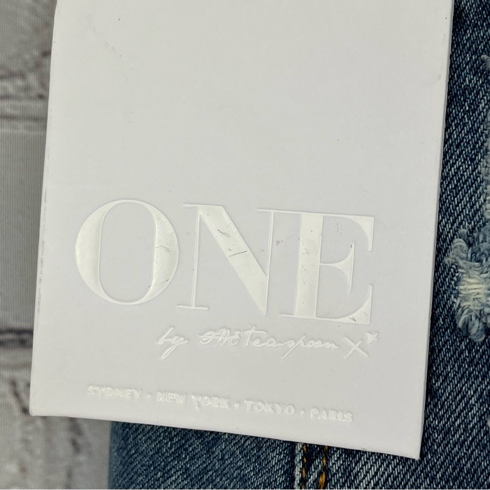 NWT One Teaspoon Lonely Boys Pacifica Destroyed Jeans Sz 28 - Picture 8 of 16
